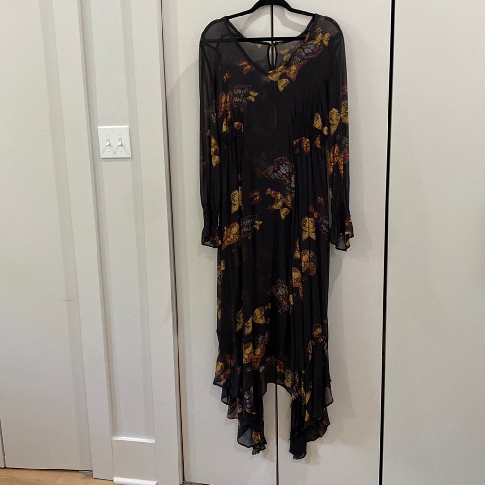 Butterfly sheer dress